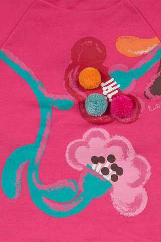 Sweater en Legging - Wit, rood en roze