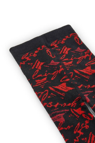 Panty - Zwart en rood