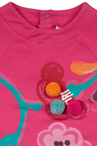 Sweater - Groen en roze