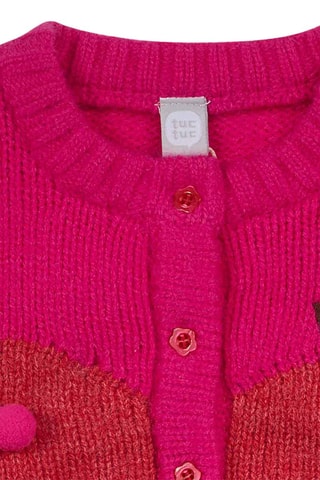 Vest - Groen, bruin en roze