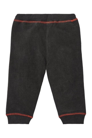 Fleece Joggingbroek - Rood en grijs