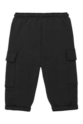 Fleece Broek - Wit en zwart