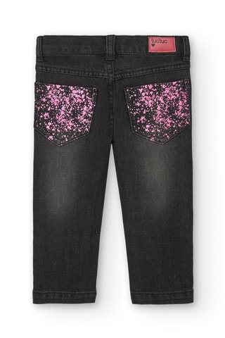Jeans - Roze en grijs