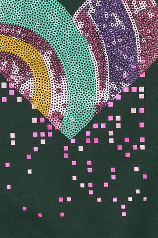 Sweater - Zwart, paars en roze