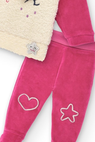 Sweater en Broek - Wit, zwart en roze