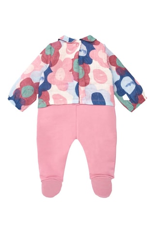 Fleece Kruippakje - Wit, blauw en groen