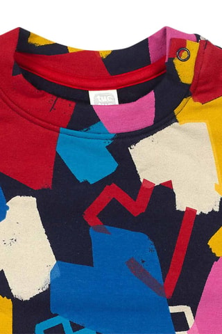 Sweater en Legging - Rood, blauw en geel
