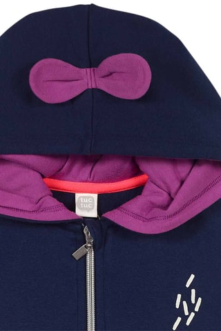 Sweater met Capuchon - Blauw, groen en paars