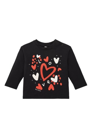 T-shirt - Wit, zwart en rood