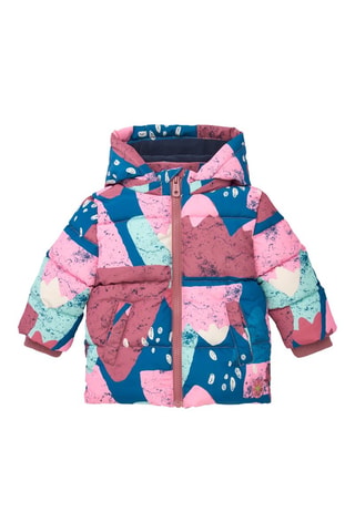 Regenjas met Capuchon - Wit, blauw en roze