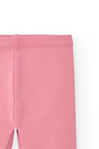 Fleece legging - Blauw en roze