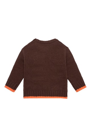 Trui - Bruin en oranje