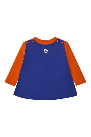 T-shirt - Rood, blauw en oranje