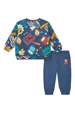 Sweater en Broek - Rood, blauw en geel