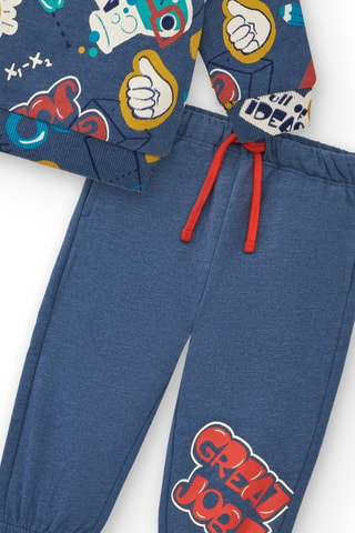 Sweater en Broek - Rood, blauw en geel