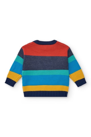 Trui - Rood, blauw en groen