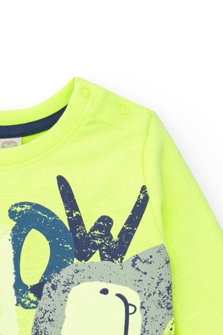 T-shirt - Zwart, blauw en groen