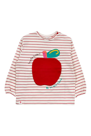 T-shirt - Wit, rood en groen