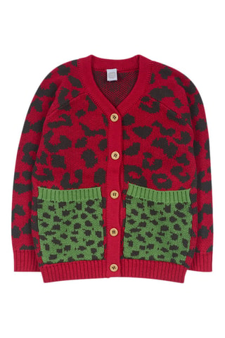 Vest - Zwart, rood en groen
