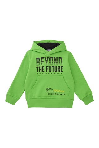 Dubbelzijdige Sweater met Capuchon - Groen
