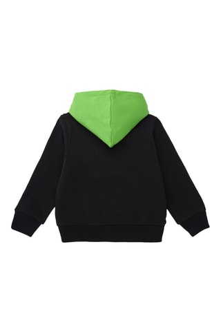 Dubbelzijdige Sweater met Capuchon - Groen