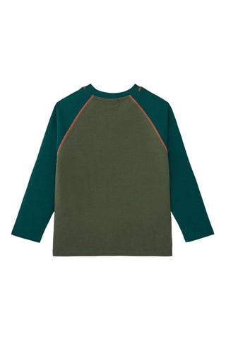 T-shirt - Groen en oranje
