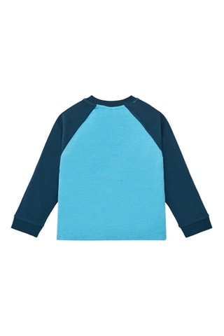 T-shirt - Blauw, groen en oranje