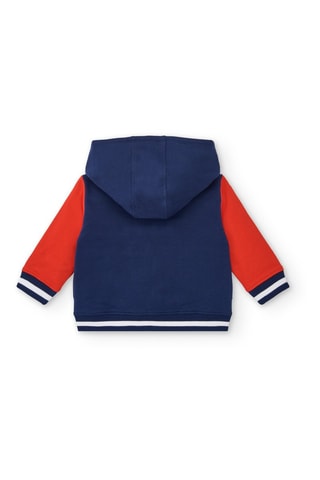 Sweater met Capuchon - Rood, blauw en geel