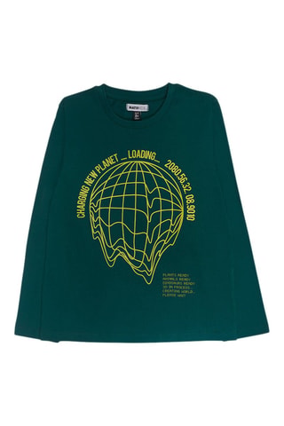 T-shirt - Groen en geel
