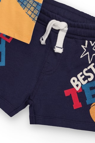 T-shirt en Short - Geel