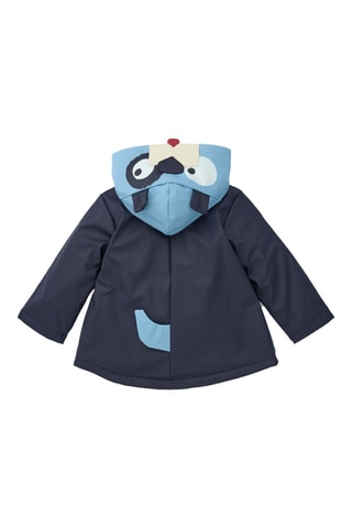 Regenjas met Capuchon - Donkerblauw