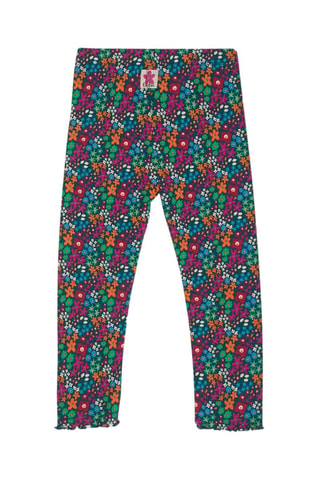 Legging - Blauw, groen en roze