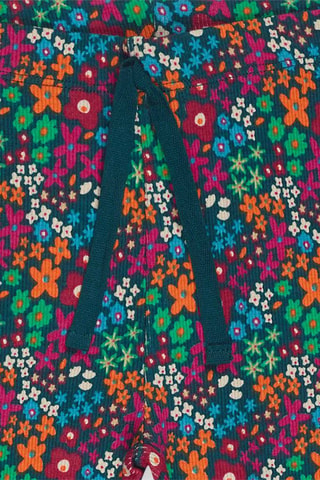 Legging - Blauw, groen en roze