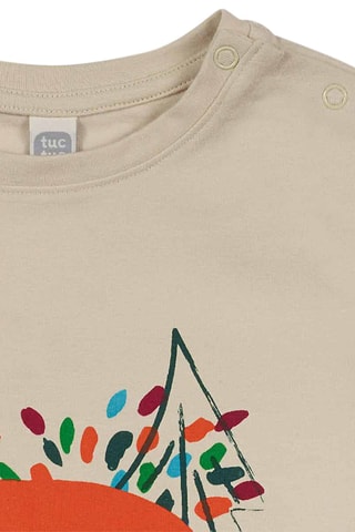 T-shirt - Oranje, roze en grijs