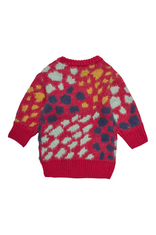 Trui-jurk - Fuchsia