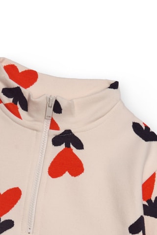 Jurk Trompe-l’oeil - Beige