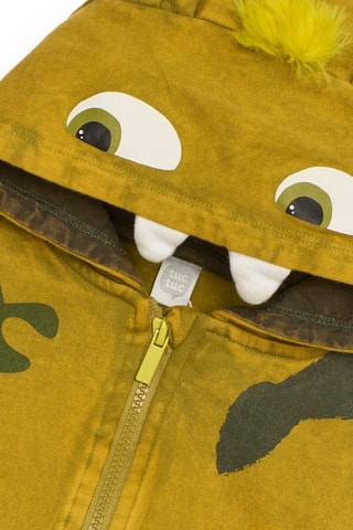 Sweater met Capuchon en Oren - Groen