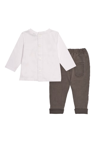 T-shirt en Broek - Grijs