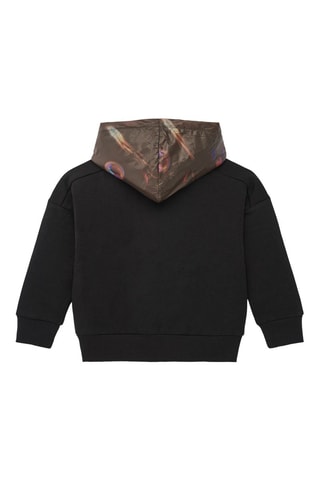 Sweater met Capuchon - Zwart, blauw en bruin
