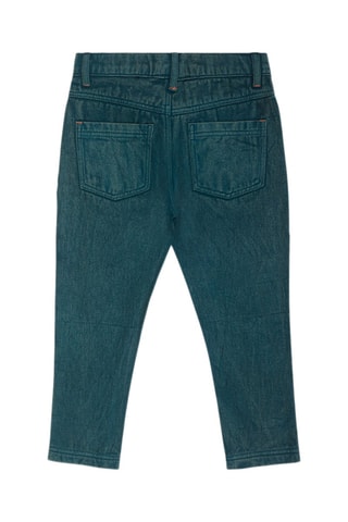Jeans - Groen, oranje en grijs