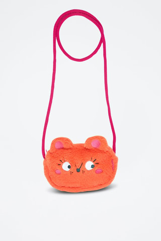 Schoudertas met Oren - Wit, oranje en roze