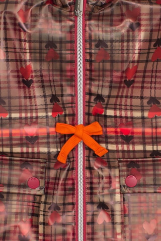 Regenjas met Capuchon - Rood