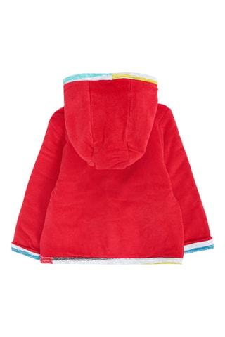 Dubbelzijdig Jasje - Rood, blauw en grijs