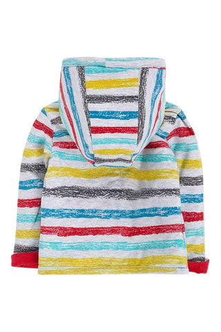 Dubbelzijdig Jasje - Rood, blauw en grijs