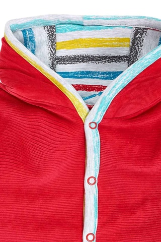 Dubbelzijdig Jasje - Rood, blauw en grijs
