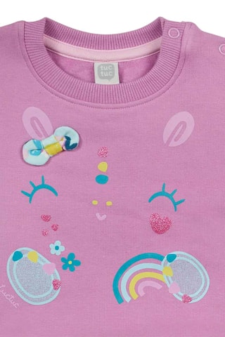 Sweater en Broek - Blauw, geel en roze