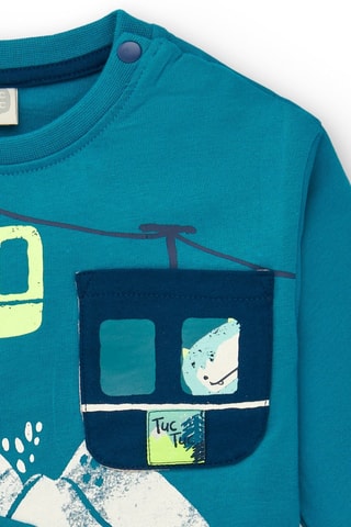 T-shirt - Wit, zwart en groen