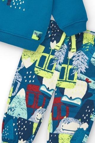 Sweater en Joggingbroek - Wit, rood en groen