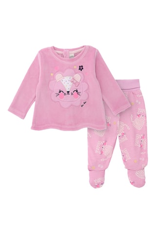 Velours Sweater en Broek - Roze