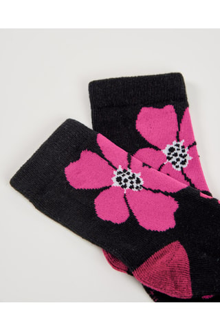 2 Paar Sokken - Fuchsia